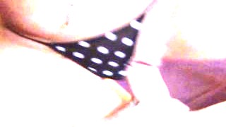 Polka-Dot Lingerie, POV Blowjob & Fuck, Close Up Big Cock/Tits Cum Drinking