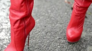 Schwanz blasen, Fetisch, Französischer Porno, Stiefel, Prostituierte, Sperma