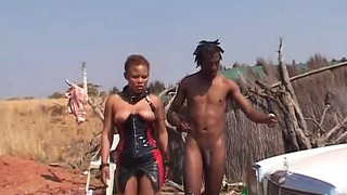 Afrikanischer Porno, BDSM, Paar, Negerin, Fetisch