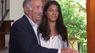 Mexican Beauty Fucks With Old Man