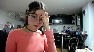 Brunette Teen Fingering Her Sweet Tight Cunt On Webcam