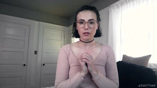 Nerd Chick In Glasses Casey Calvert Is Masturbating Twat With Sex Toys