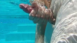 Milf Caught Making Porn Outside, Then Sucks And Fucks And Jerks Husband Off Underwater.