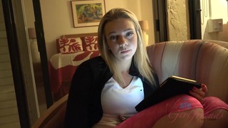 Blonde, Handjob, POV