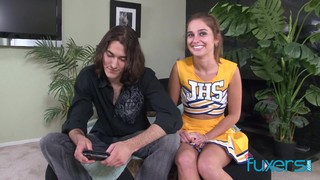 Fucking My Cheerleader College Girlfriend