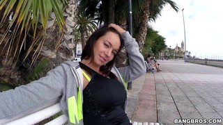 Franceska Jaimes Gets Her Asshole Fucked Deep In A Shop