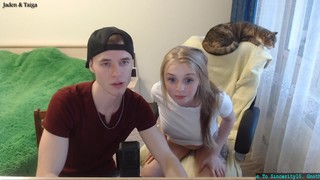 Amateur, Blond, Tätowierung, Webcam