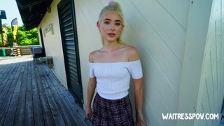 Blonde Cutie Jessie Saint Sucks Balls Before Topping Her Stud For Orgasm