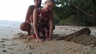 Sex On The Beach With A Young Blonde