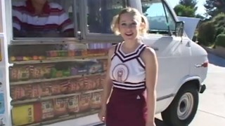 Captivating Pigtails Blonde With Hot Ass In Uniform Moaning While Riding Huge Dick Hardcore