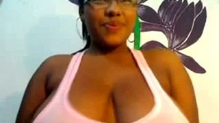 Kinky Big Breasted Amateur Black Hottie Brags Of Her Huge Boobies