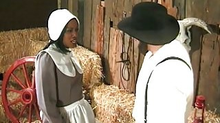 Amish Farmer Annalizes A Black Maid