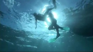 Freaky Underwater Shag With Two Divers