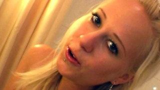 Beautiful Blonde Teen Fucks In Her Asshole In A POV