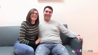 Sesso a tre, Brune, Stile pecorina, Jeans, Orgasmi