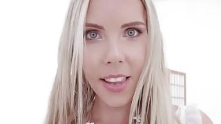 Blue- Eyed Blonde, Florane Russell Is Sucking Four Black Cocks And Getting Stuffed With All Of Them
