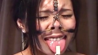 Extreme Japanese BDSM With Nose Hooks Subtitled