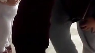 Mexican Woman Is Getting Fucked In A Parking Garage While No One Is Watching Her In Action