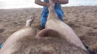 Nude Massage On The Beach