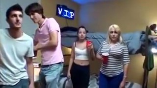 College Party Turns Into Group Sex Orgy