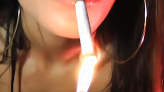 Angelina Valentine Smoking While Fucking Herself
