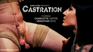 Charlotte Sartre & Sebastian Keys In CASTRATION: Vicious Charlotte Sartre Destroys Pain Slut Sebastian Keys - DivineBitches