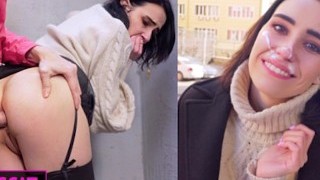 Russian Student Fucks In Ass Near University Before Lessons 🔥 PUBLIC ANAL 🔥