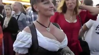 German Boobs On The October Fest