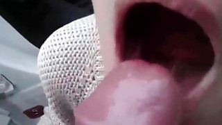 Cock Sucking, Cum In Mouth, Swallow