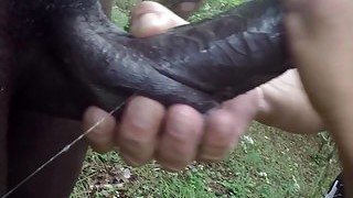 Bbc Throatfuck In Wood Part-3