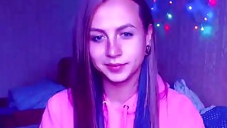 Transwestyta, Bielizna, Masturbacja, Shemale, Webcam