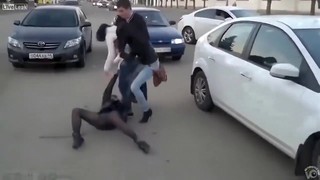 Russian Chicks Getting Into A Crazy Fight