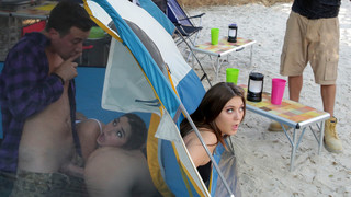 JoJo Kiss & Karlee Grey & Jessy Jones In In Tents Fucking: Part 2 - BrazzersNetwork