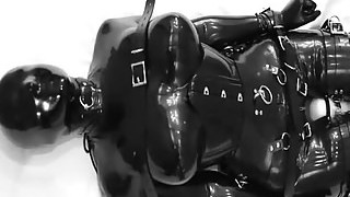 Rubber Doll Masturbates