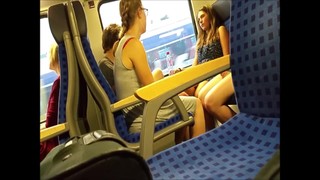 Sexy M Hot Girls Legs Om A Train Journey