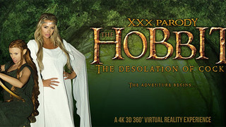 Anya Olsen & Courtney Taylor In The Hobbit: The Desolation Of Cock - VRBangers