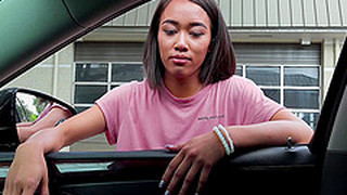 Aria Is A Cock Craving Honey Ready To Be Fucked In A Car