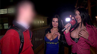 Meli Deluxe & Xania Wet In German Cougars Public Berlin - MagmaFilm