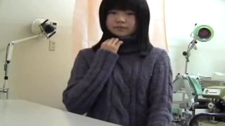 Young Japanese Girl Reaches An Orgasm At Her Gyno.s Office