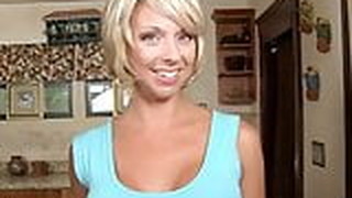 Cute Blonde Mom Is Horny