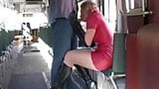 Blow Job In Latex In A Tram