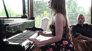 Sexy Russian Pianist Nicole Pearl Hooks Up With Two Well Endowed Guys