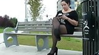 Hot BBW Legs In Public