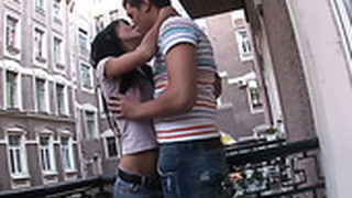 Slim Girlfriend In Ripped Jeans Kaily Is Having Dirty Sex On The First Date