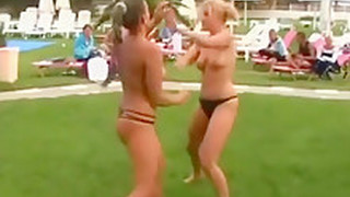 Topless Catfight