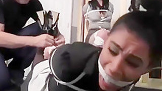 SUPER, SEXY MAIDS (DIXIE COMET & ENCHANTRESS SAHRYE) TIED UP TIGHT & GAGGED