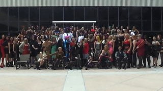 DomCon FemDom Convention Group Photo Fetish Dominatrix BDSM