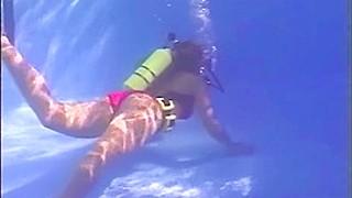 Scuba Girls Underwater